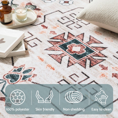 Artiss Washable Floor Rug 240X340cm Large Area Rug Modern Living Room Carpet