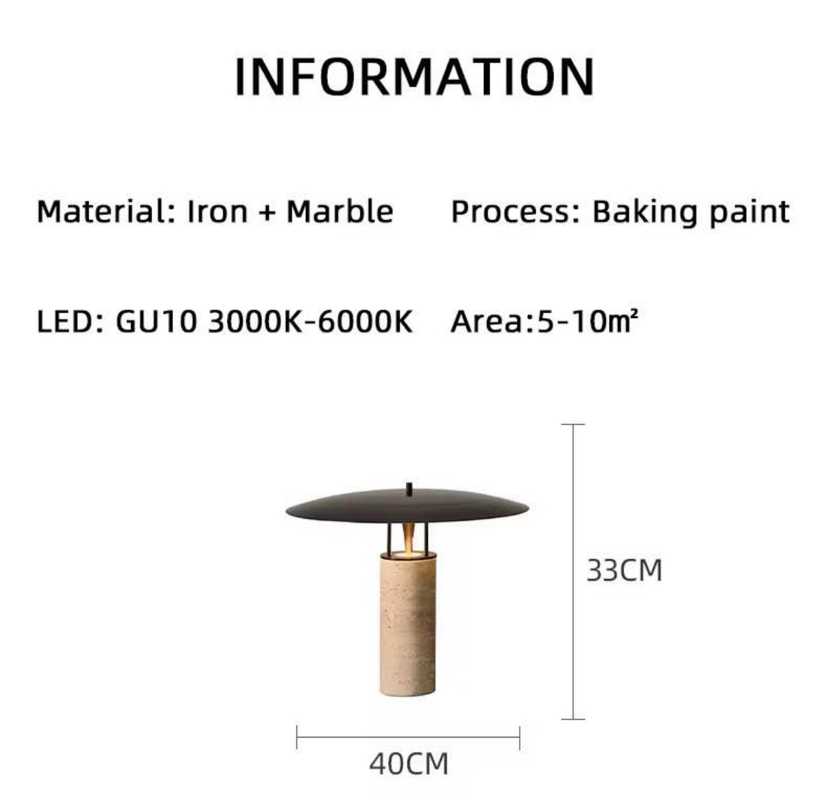 Solstice Stone Table Lamp