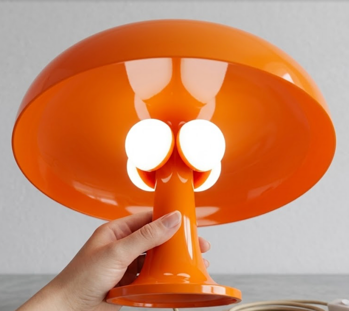Nesso Amber Accent Lamp - Retro Orange