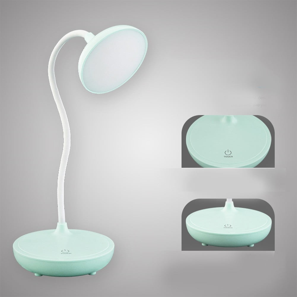 LED Desk Lamp with USB Ports,Touch Desk Lamps for Home Office with 3 Brightness Desk Light with Small Night Light,Reading Lamp Table Lamp for Bedroom Bedside Study（yellow）