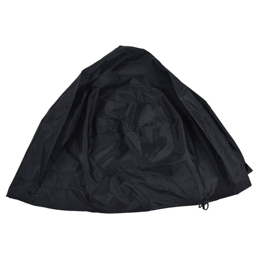 Fire Pit Cover Round Patio Outdoor Fireplace Cover Waterproof Dustproof UV Protection for All Seasons Black