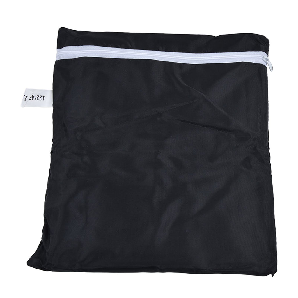 Fire Pit Cover Round Patio Outdoor Fireplace Cover Waterproof Dustproof UV Protection for All Seasons Black