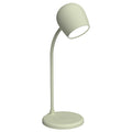 Kreafunk Ellie Lamp W/ Qi Charger And Bluetooth Speaker - Dusty Olive