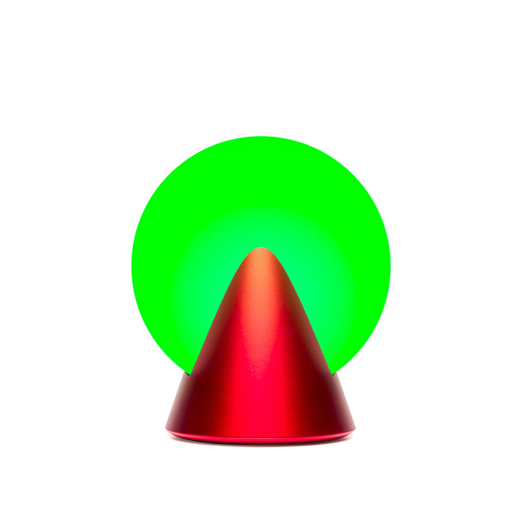 Lexon Conic Spherical Portable Led Lamp - Red