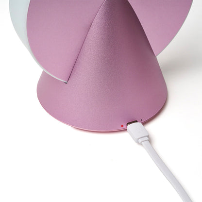 Lexon Conic Spherical Portable Led Lamp - Pink