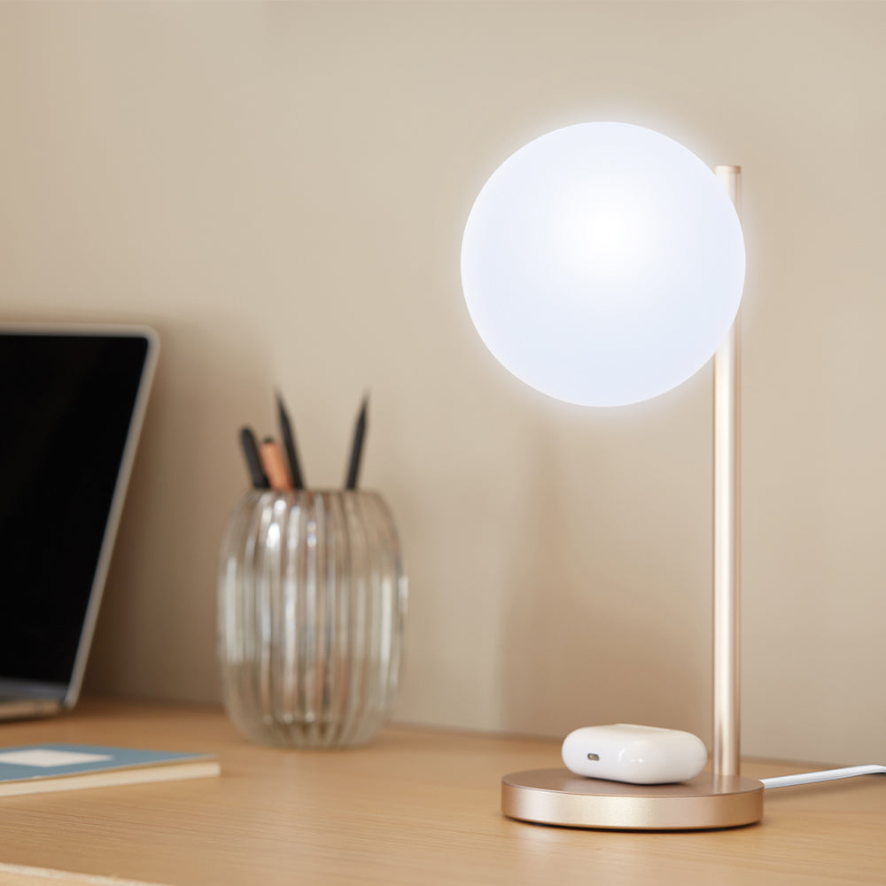 Lexon Bubble Desk Lamp - Gold