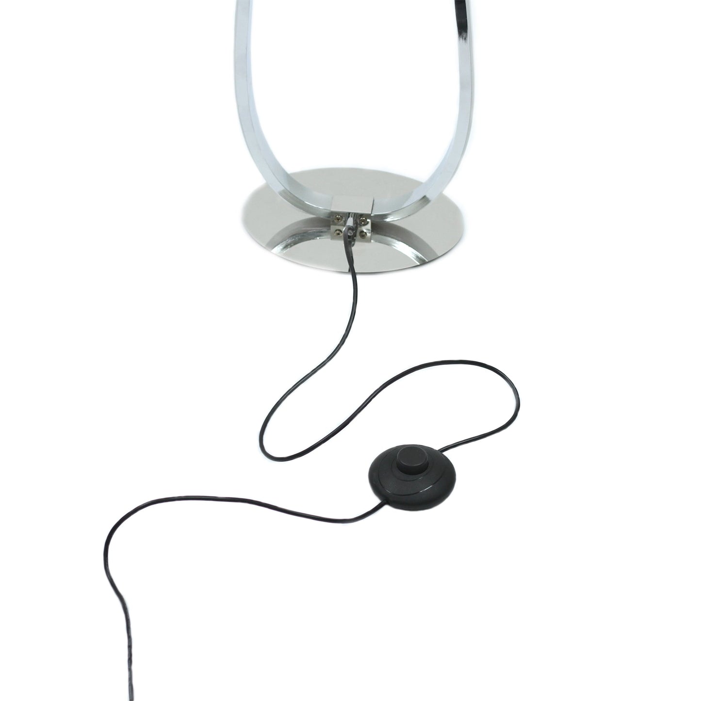 Infinite LED Floor Lamp - Chrome