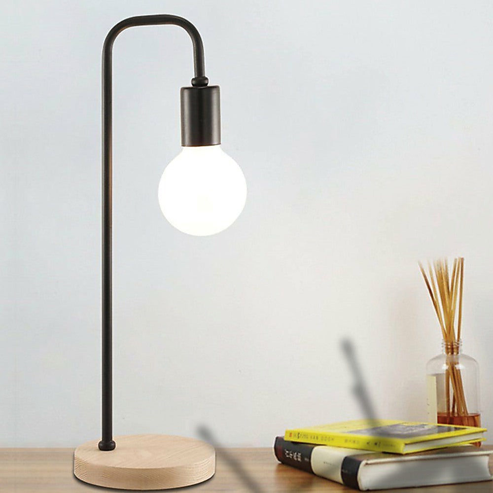 Modern Table lamp Desk Light Timber
