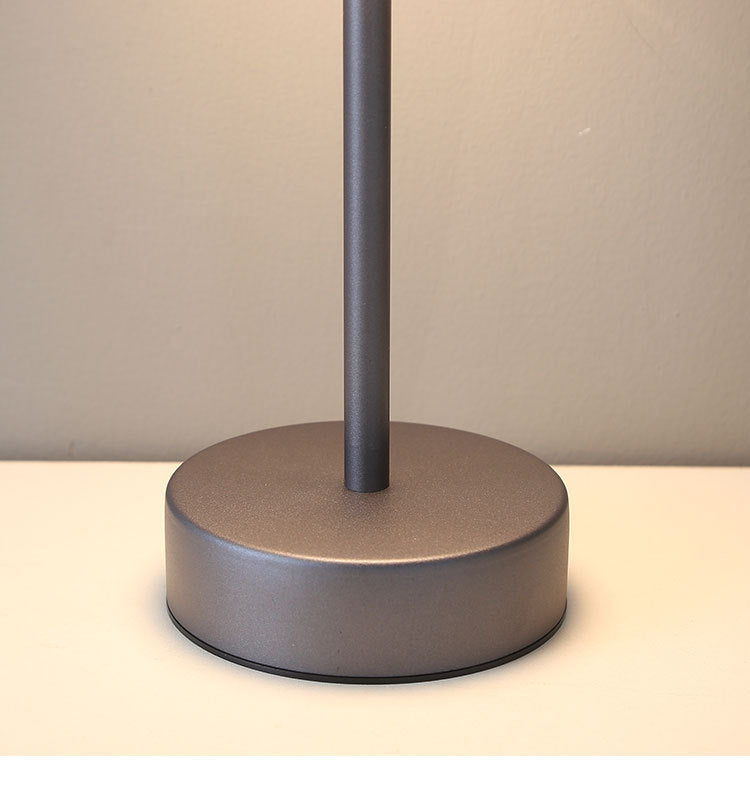 Coffee Modern Minimalist LED Table Lamp - Rechargeable Touch Control Desk Light