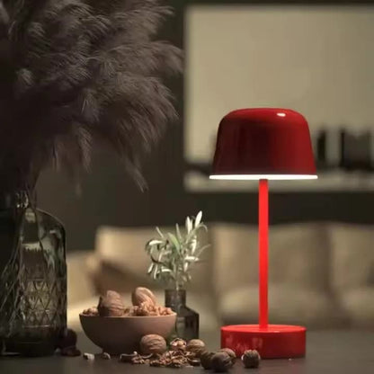 Red Modern Minimalist LED Table Lamp