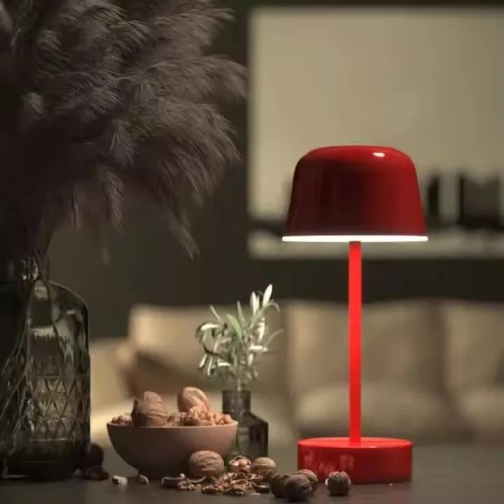 Yellow Modern Minimalist LED Table Lamp