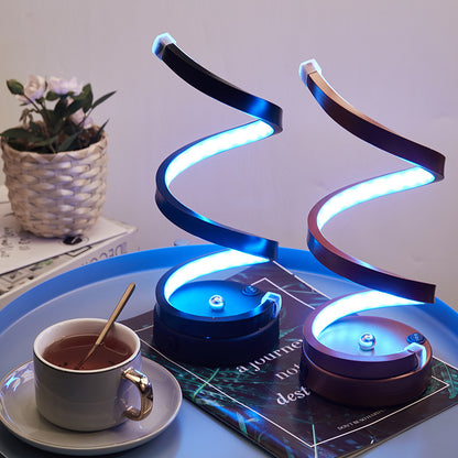 Modern Spiral LED Table Lamp