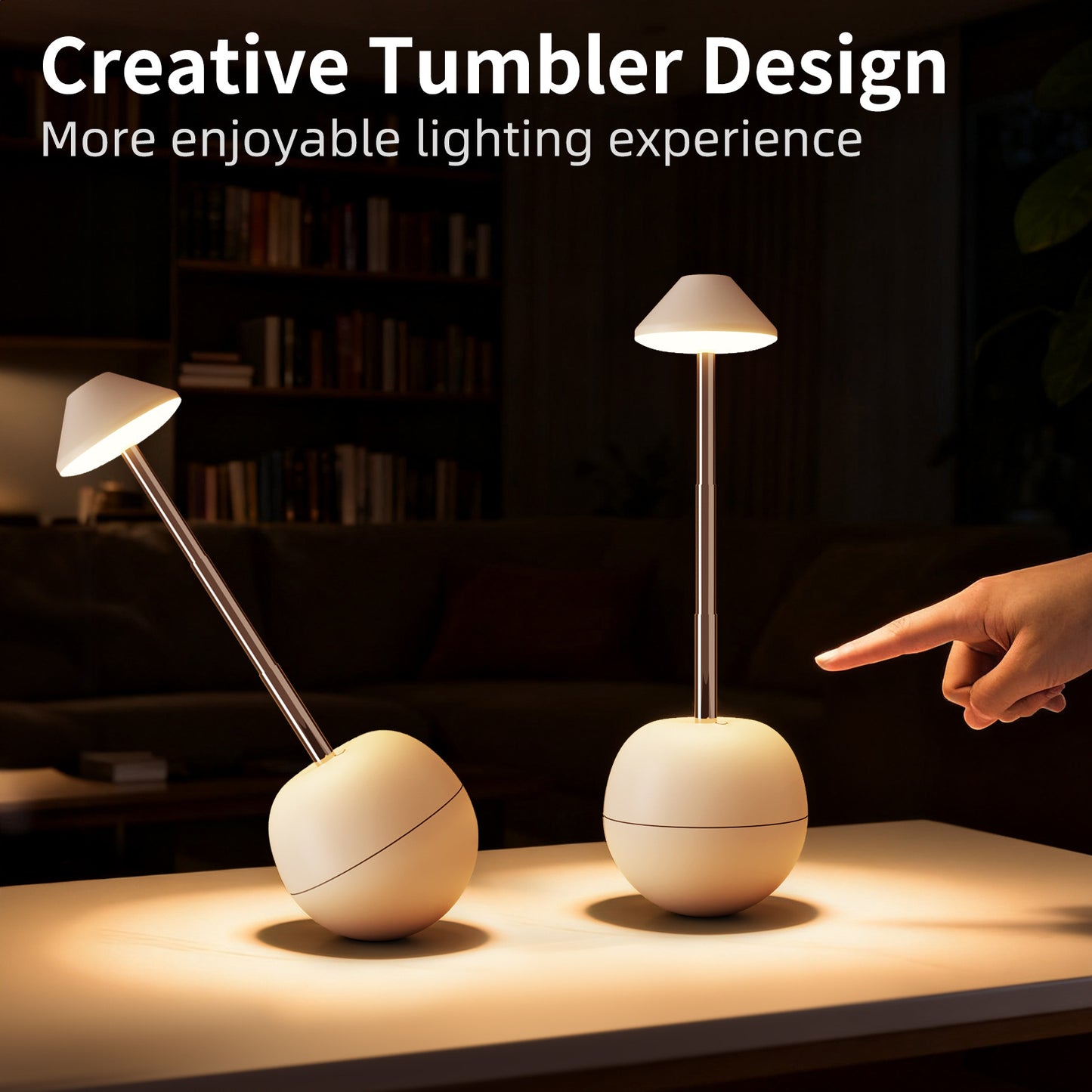 Red Creative Tumbler LED Night Light