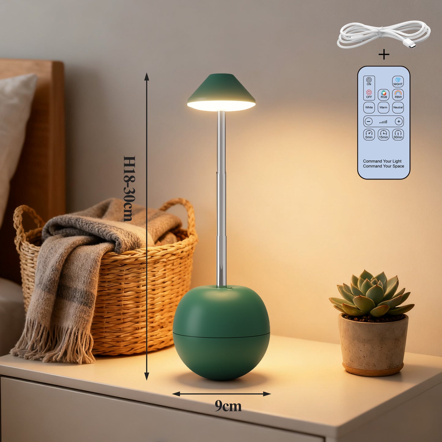 Applet Green LED Night Light