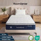 RoomSense King Single Mattress , 30cm Medium Firm Hybrid Mattress with Latex Lumbar Support for Back Pain Relief , Pocket Spring Mattress in a Box