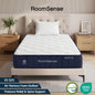 RoomSense King Single Mattress, 26cm Orthopedic Firm Mattress for Back Pain Relief, Pocket Spring Hybrid Mattress in a box