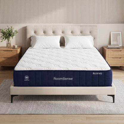 RoomSense Single Mattress, 26cm Orthopedic Firm Mattress for Back Pain Relief, Pocket Spring Hybrid Mattress